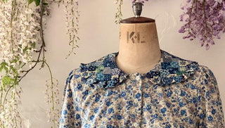 patchwork print shirt