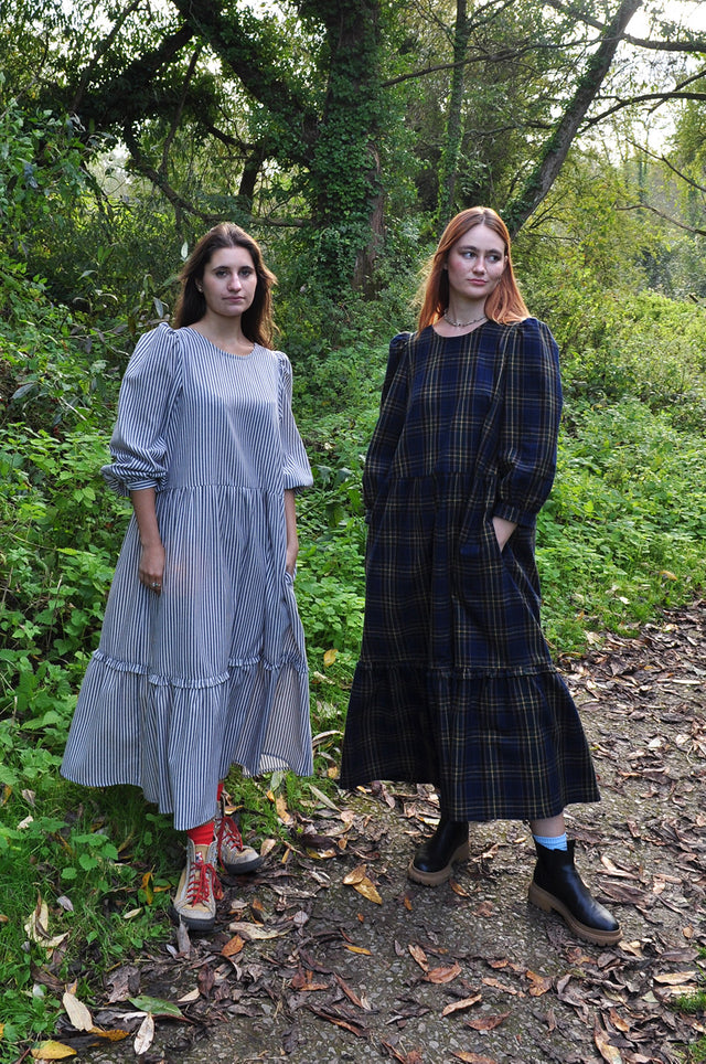women outside wearing ethically made dresses