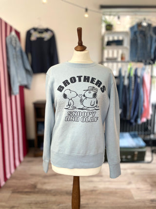 sashiko stitched sweatshirt mannequin