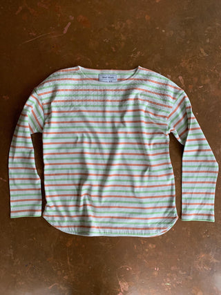 colourful-stripe-top-on-table