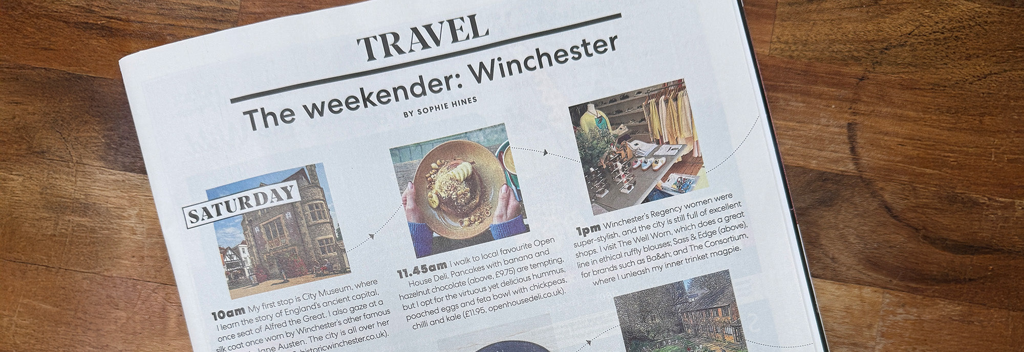 A Well Worn Mention in You Magazine: A Stylish Stop on Your Winchester