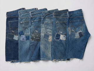 Reworked Sashiko Shorts