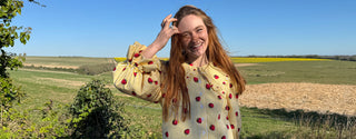 Ethically made women’s blouse from The Well Worn, crafted in the UK using sustainable materials