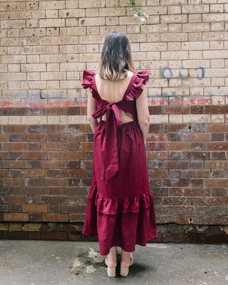 The Matilda Dress.  Linen. 3 LEFT