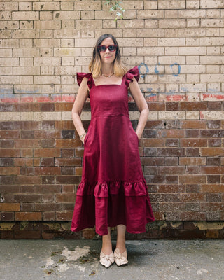 The Matilda Dress.  Linen. 3 LEFT
