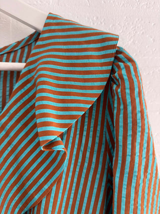 The Constantine Dress - Fine Stripe. ONLY ONE MADE