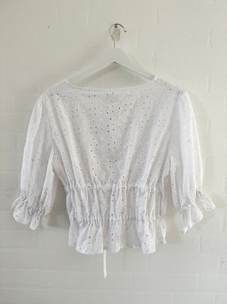 The Anna Gathered Blouse. ONLY 1 MADE