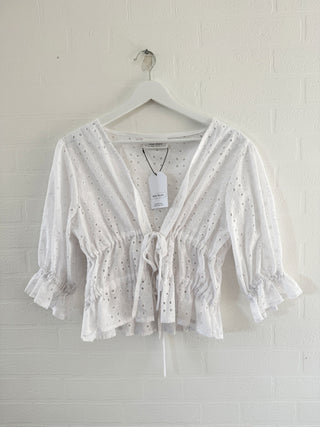 The Anna Gathered Blouse. ONLY 1 MADE