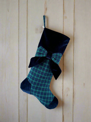 stocking on wooden panels