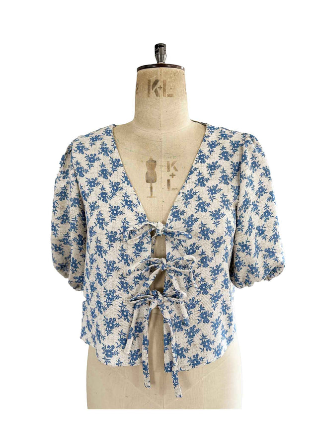 The Well Worn mannequin vintage fabric top