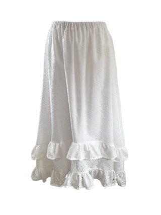 The Florence Skirt – Cotton Broderie