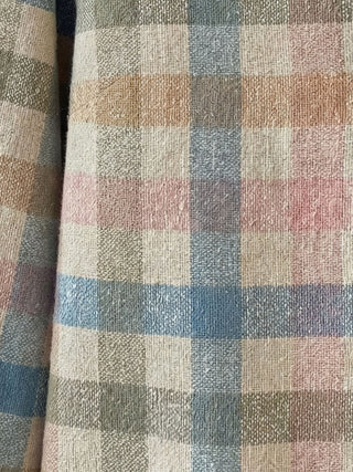 vintage check fabric