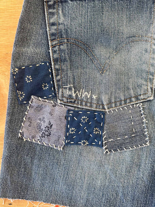 The Sashiko Shorts Series No. 35. Waist 34"