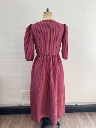 The Sadie Dress Fine Stripe. ONLY ONE MADE