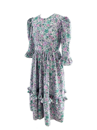 cotton floral dress on mannequin

