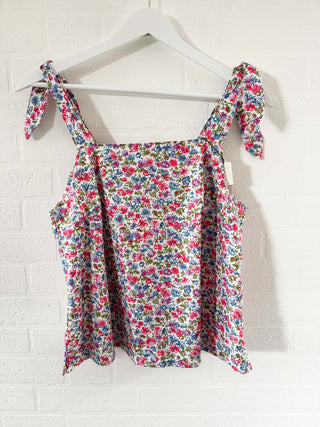 The Carmen Cami – Vintage Fabric - Pinks & Blues. ONLY ONE MADE