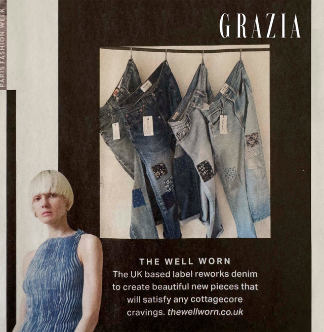 The Well Worn grazia magazine featuring the well worn