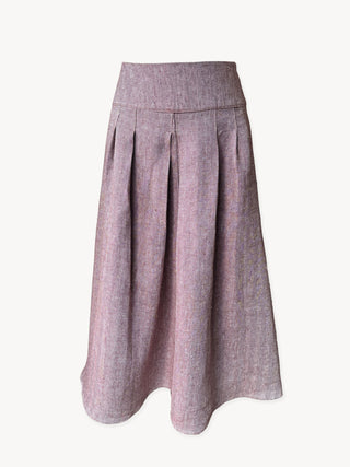 burgundy skirt on a white background