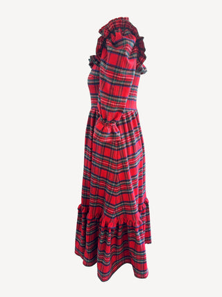 Red Stewart Tartan Rosalie Dress
