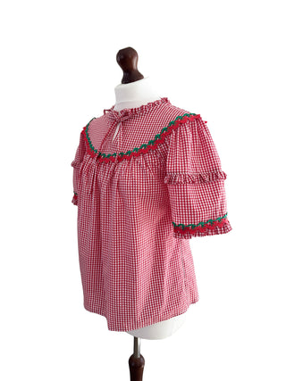 The Gingham Cherry Lucy Top