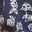 Navy and White Floral