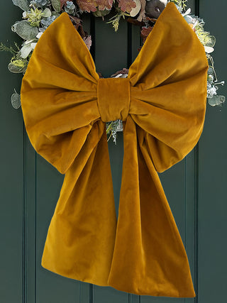 ochre-velvet-bow-door
