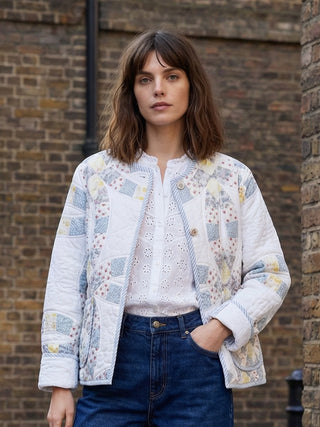 Chloe Jacket – Reworked Patchwork Quilt