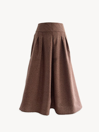 The Dune Skirt – Herringbone Check