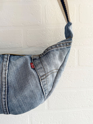 recycled denim bag