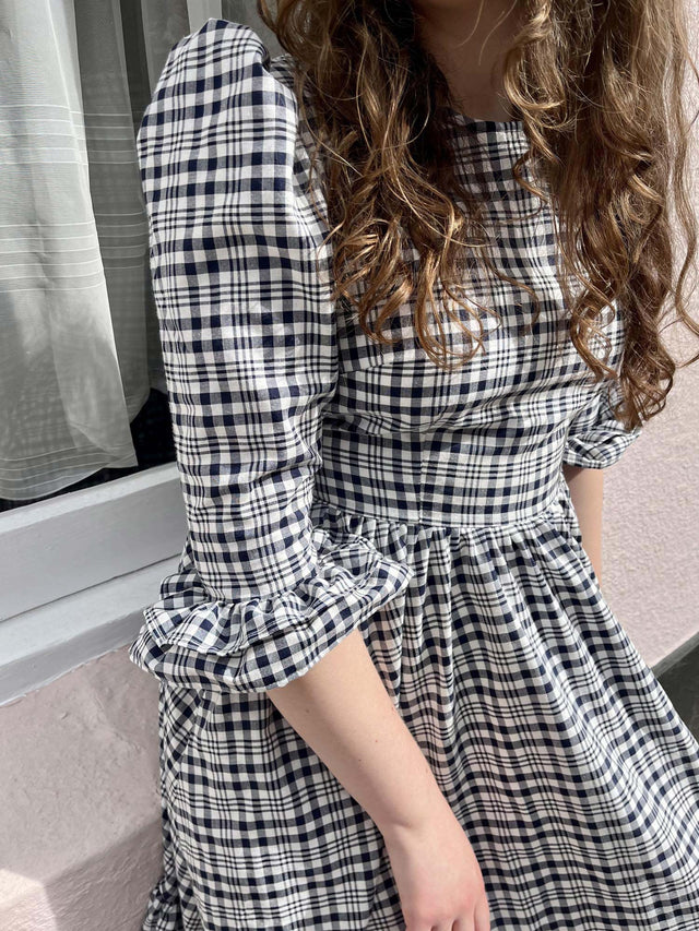 made in UK check dress
