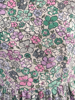 sage and blossoms floral print the well worn
