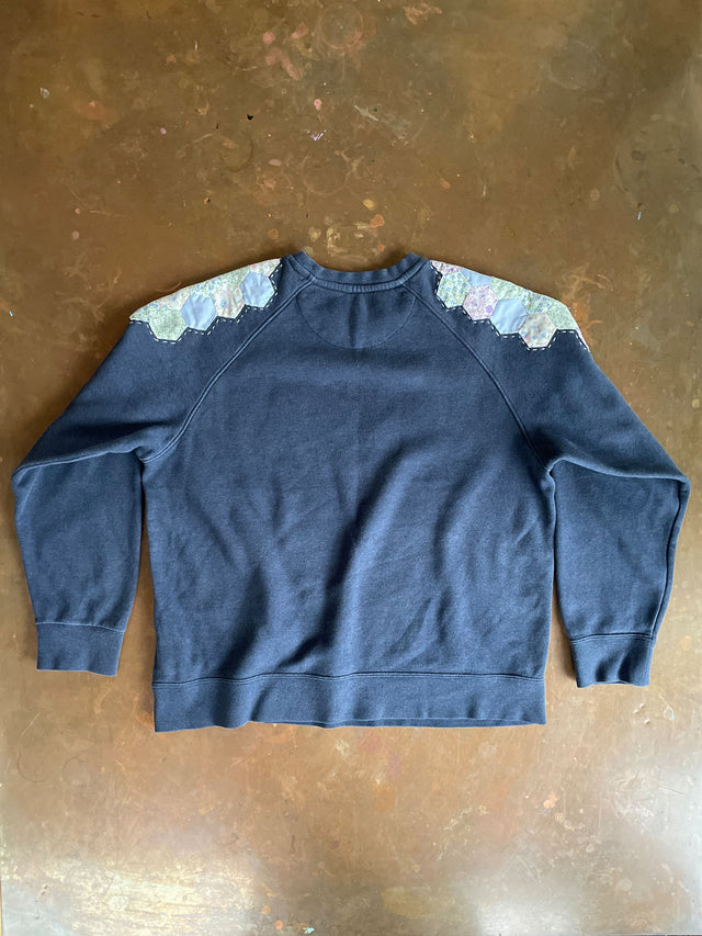 The Well Worn The Sweatshirt Series Patchwork #32. Size S.