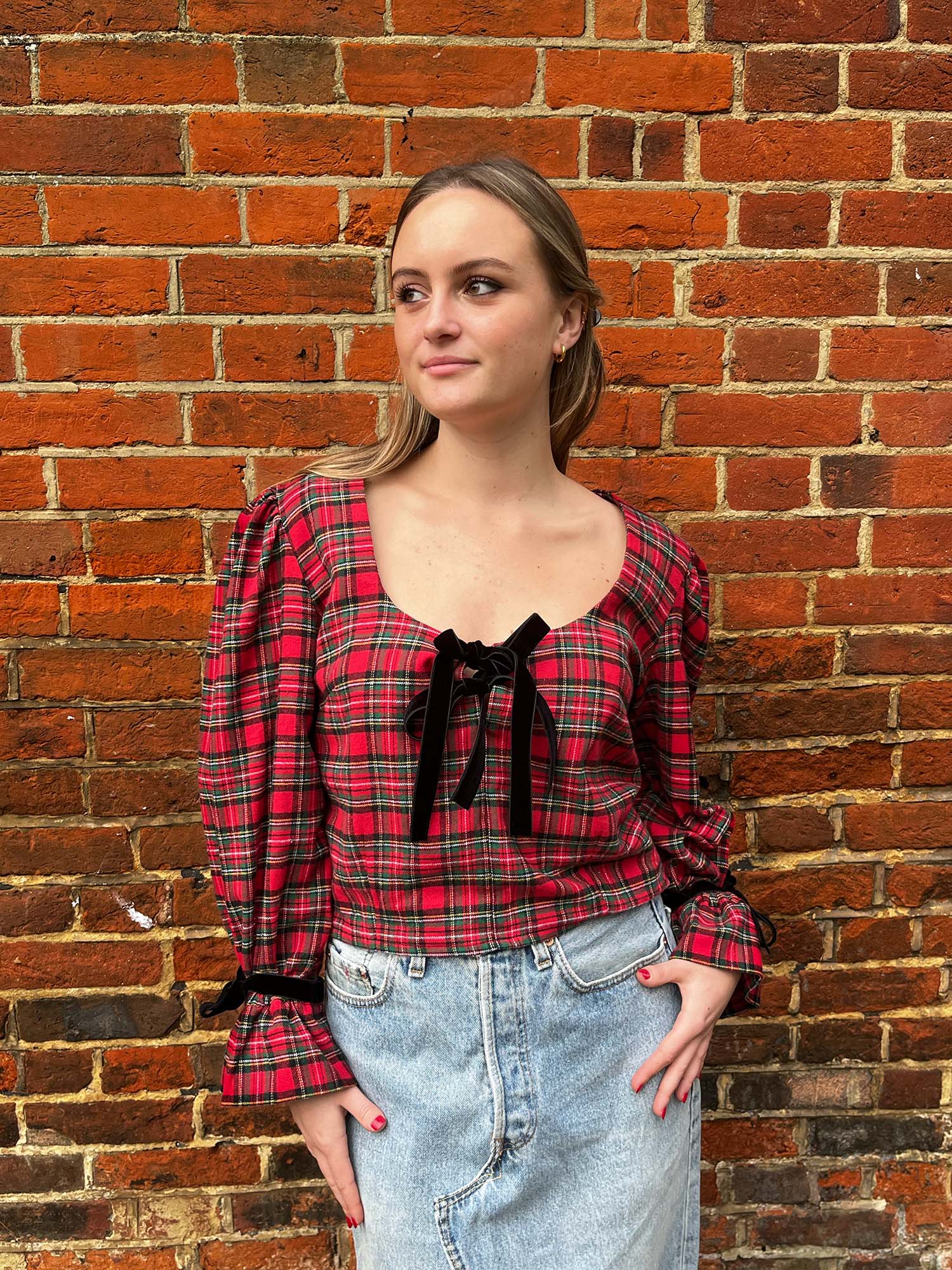 Tartan Eva Top Made in UK The Well Worn