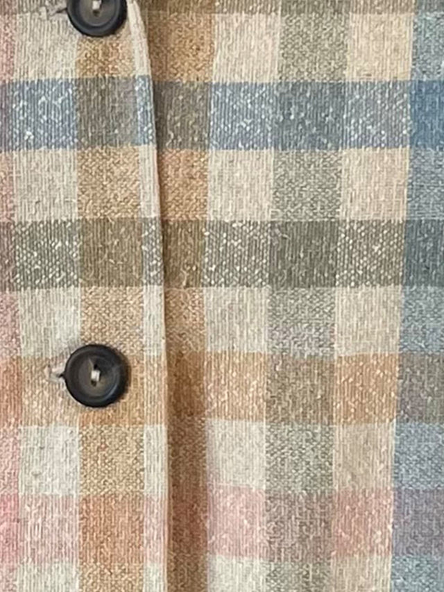 vintage check fabric 
