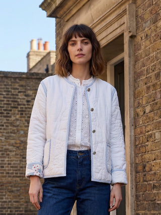 Chloe Jacket – Reworked Patchwork Quilt