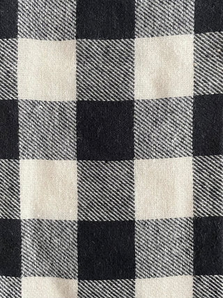 black and ecru check