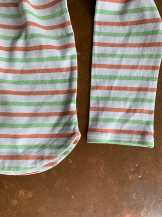 colourful-stripe-top-on-table-hem-detail