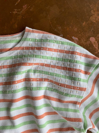 colourful-stripe-top-on-table-stitch-detail