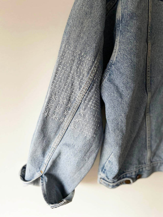 The Well Worn reworked-stitched-jacket-on-hanger-sashiko